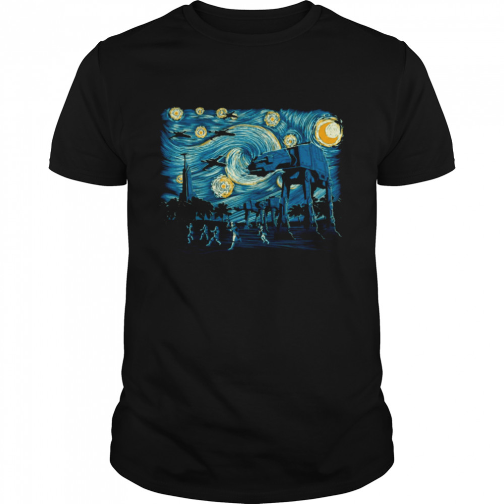 Starry Scarif Night T-shirt Classic Men's T-shirt
