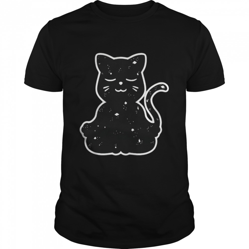 Yoga cat conquers the Universe shirt Classic Men's T-shirt