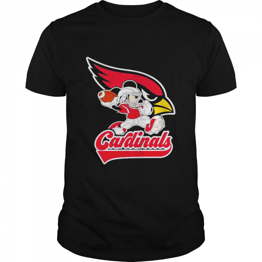 Mickey Mouse Player Arizona Cardinals shirt Classic Men's T-shirt