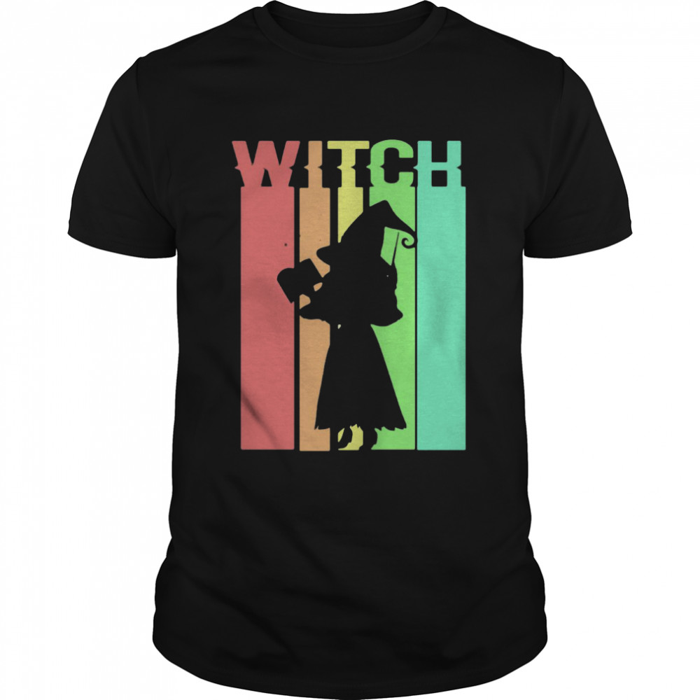 Witch Vintage Witchcraft Halloween Wiccan Coven Retro  Classic Men's T-shirt