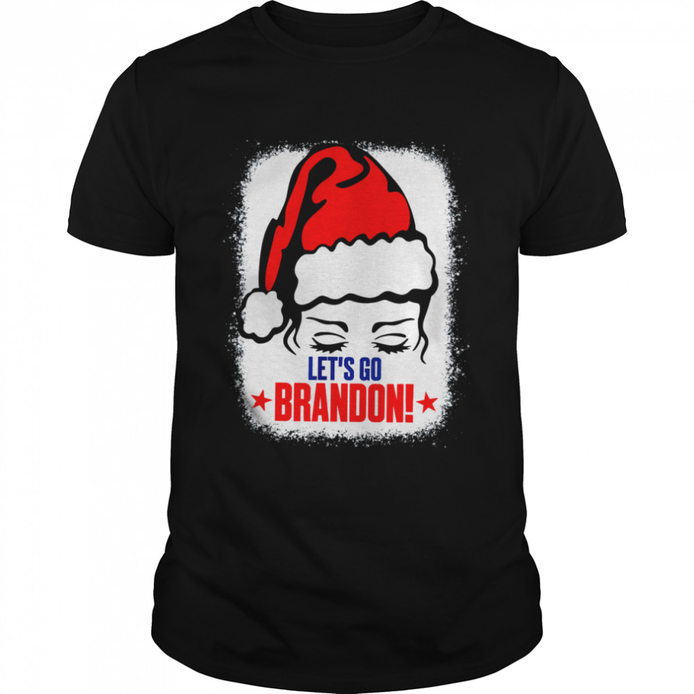 Lets Go Brandon Let’s Go Brandon Christmas Eve Holiday Santa  Classic Men's T-shirt