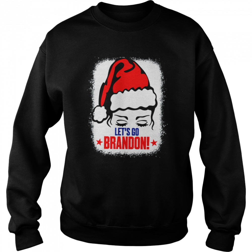 Lets Go Brandon Let’s Go Brandon Christmas Eve Holiday Santa  Unisex Sweatshirt