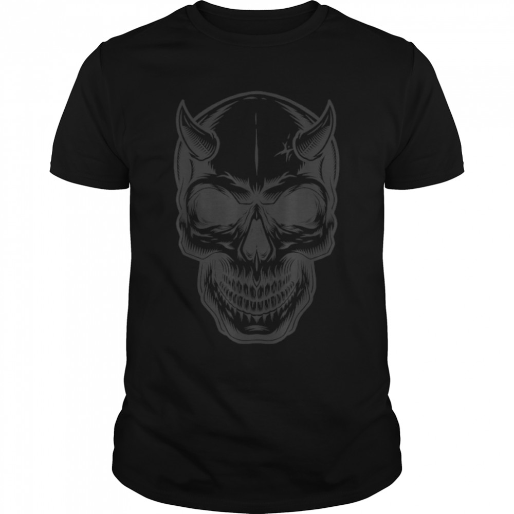 Occult Skull, Simple Halloween Costume T- B09JTR6F7T Classic Men's T-shirt