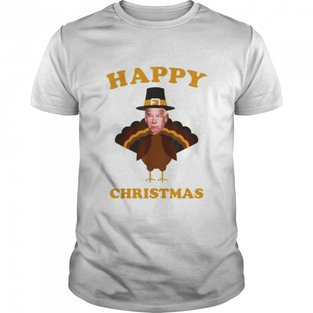 biden turkey Happy Christmas shirt
