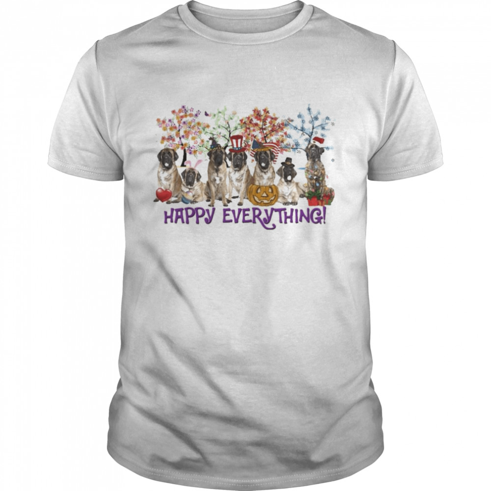 English Mastiffs Happy Everything Thanksgiving 2021 Shirt