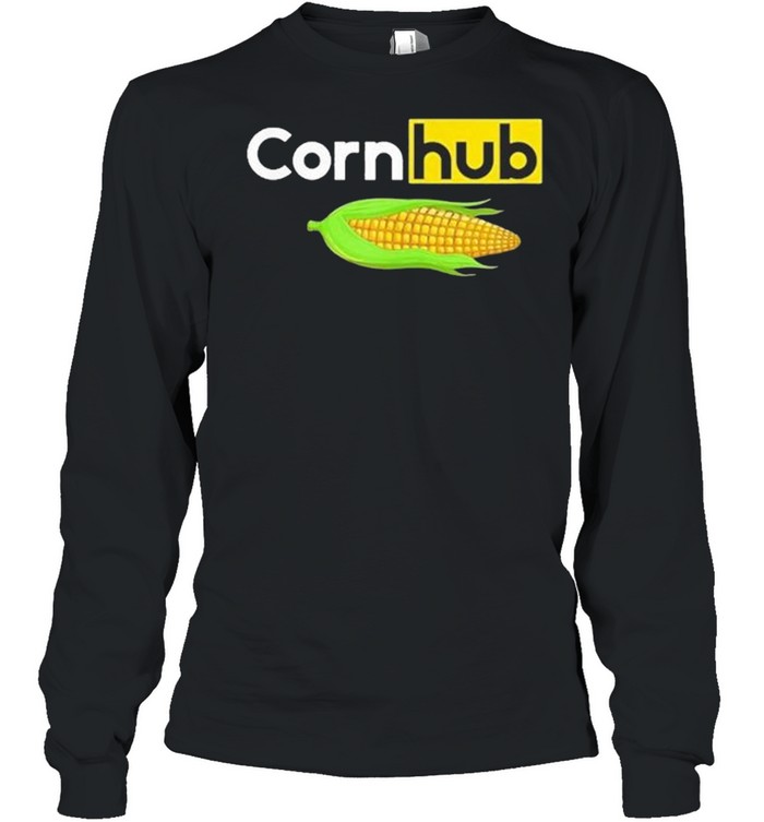 Bitcoin CornHub Long Sleeved T-shirt