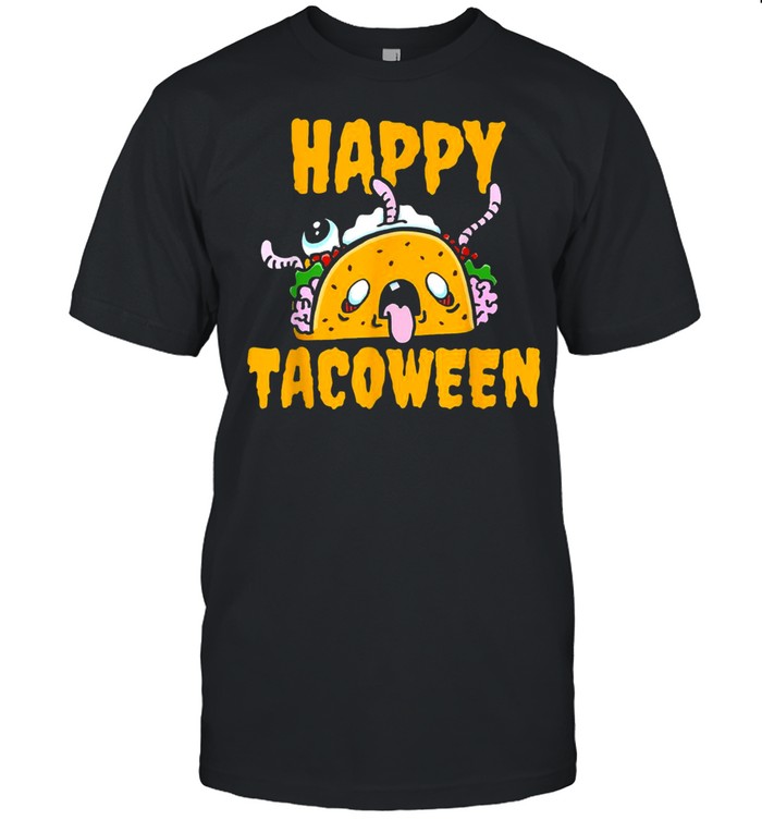 Happy Tacoween Zombie Taco Halloween Costume Taco  Classic Men's T-shirt