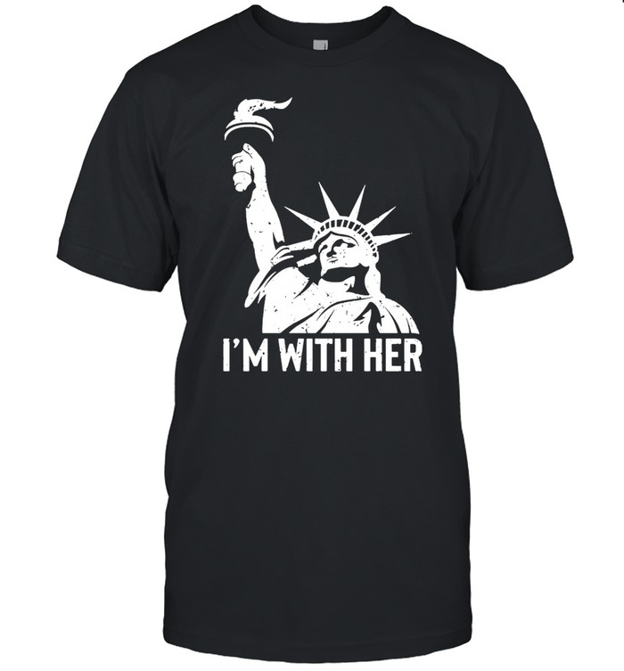 Statue of Liberty I’m With Her T-shirt Classic Men's T-shirt