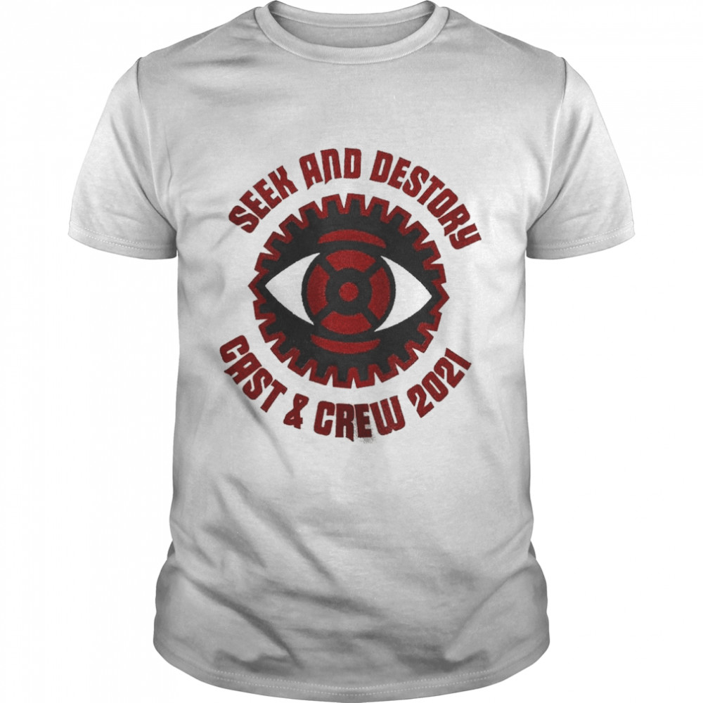 Seek And Destory Cast And Crew 2021  Classic Men's T-shirt