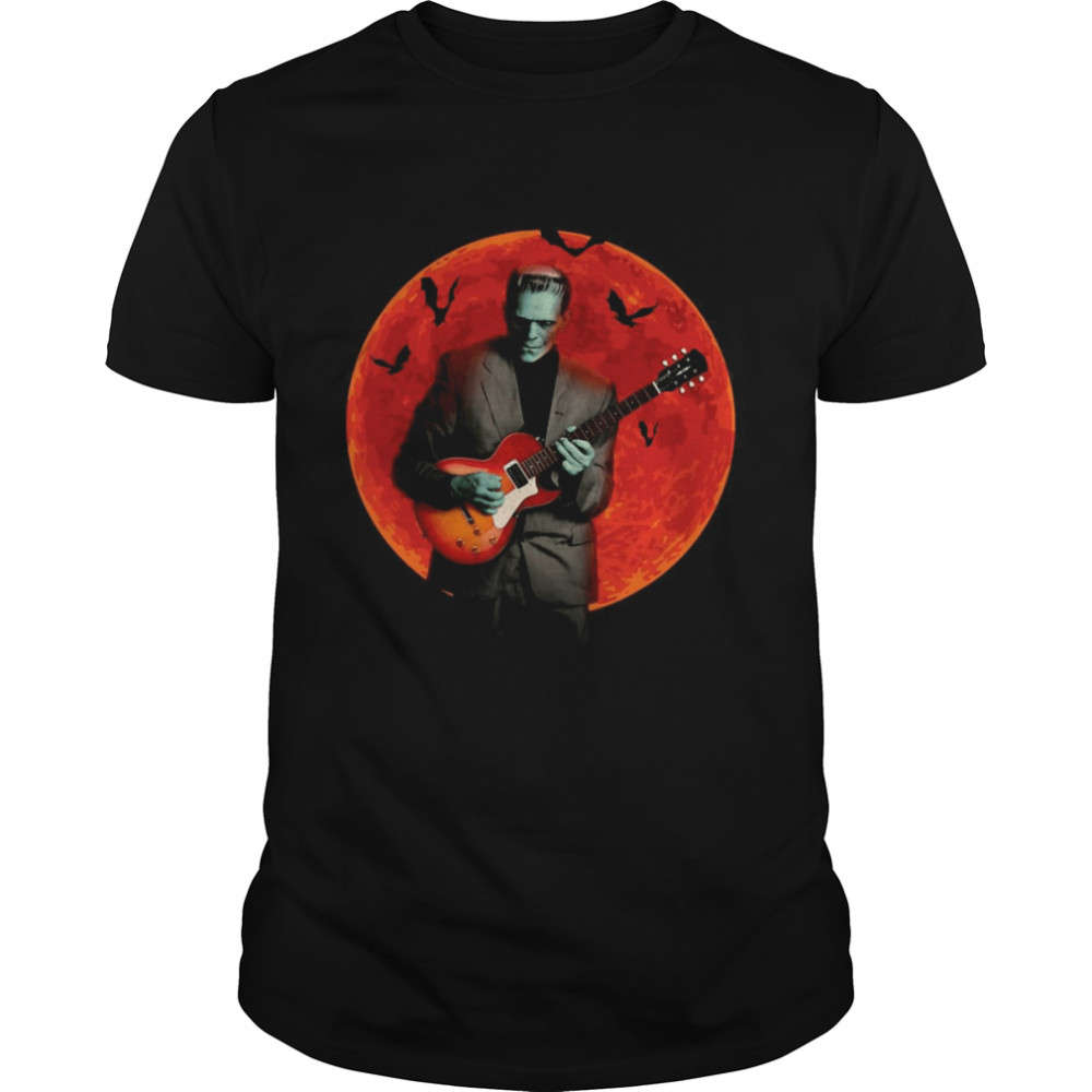 Guitars Frankenguitar Frankenstein Halloween Franken T-shirt