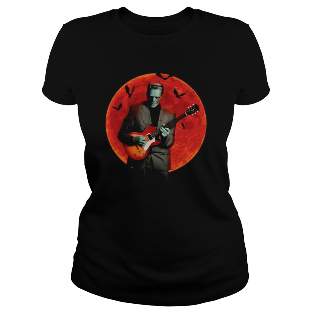 Guitars Frankenguitar Frankenstein Halloween Franken T-shirt Classic Women's T-shirt