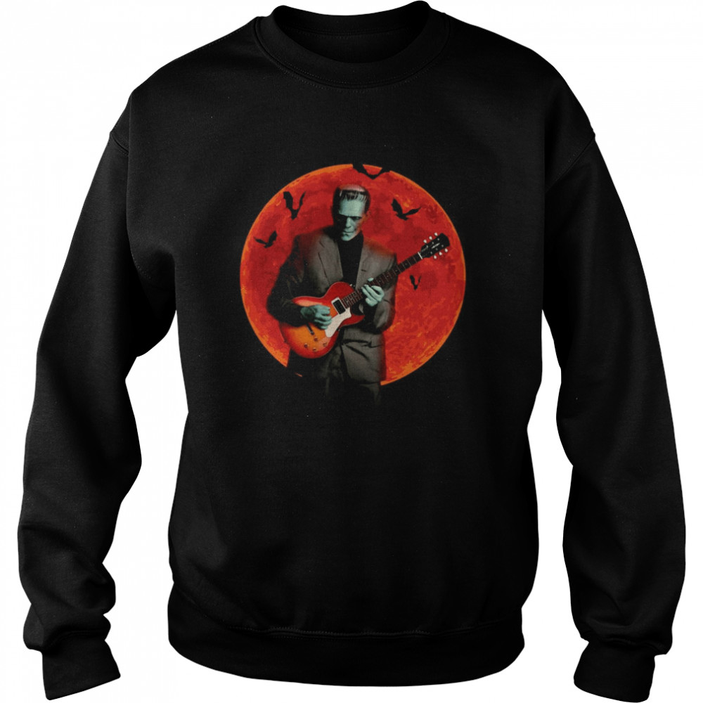 Guitars Frankenguitar Frankenstein Halloween Franken T-shirt Unisex Sweatshirt