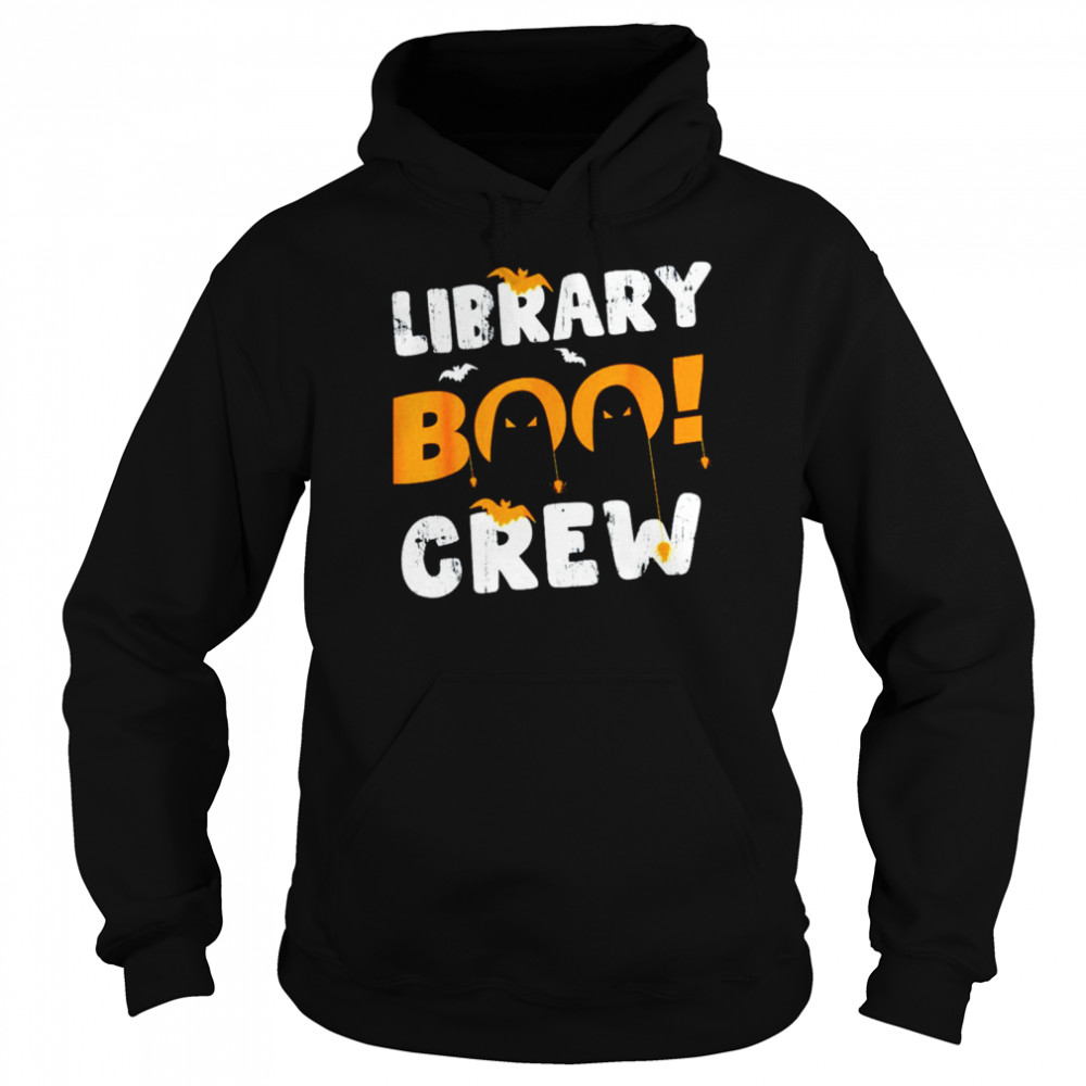 Library boo crew Halloween shirt Unisex Hoodie