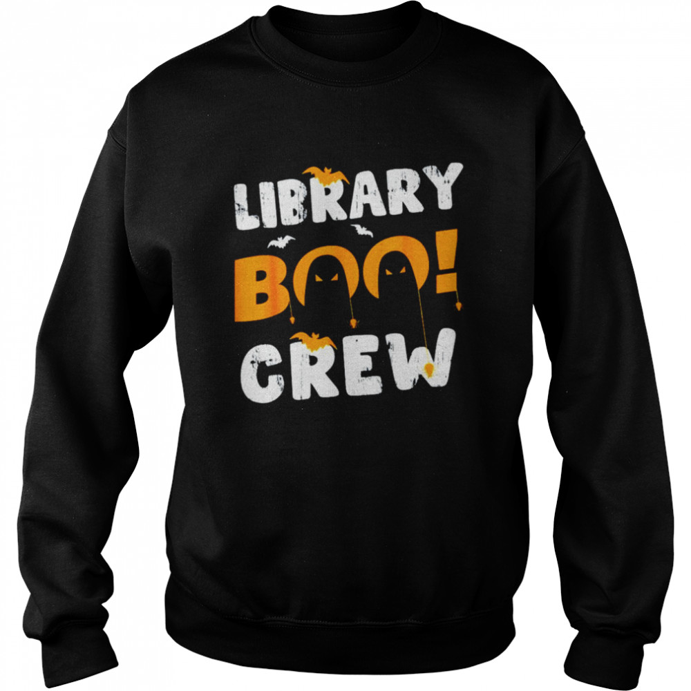 Library boo crew Halloween shirt Unisex Sweatshirt