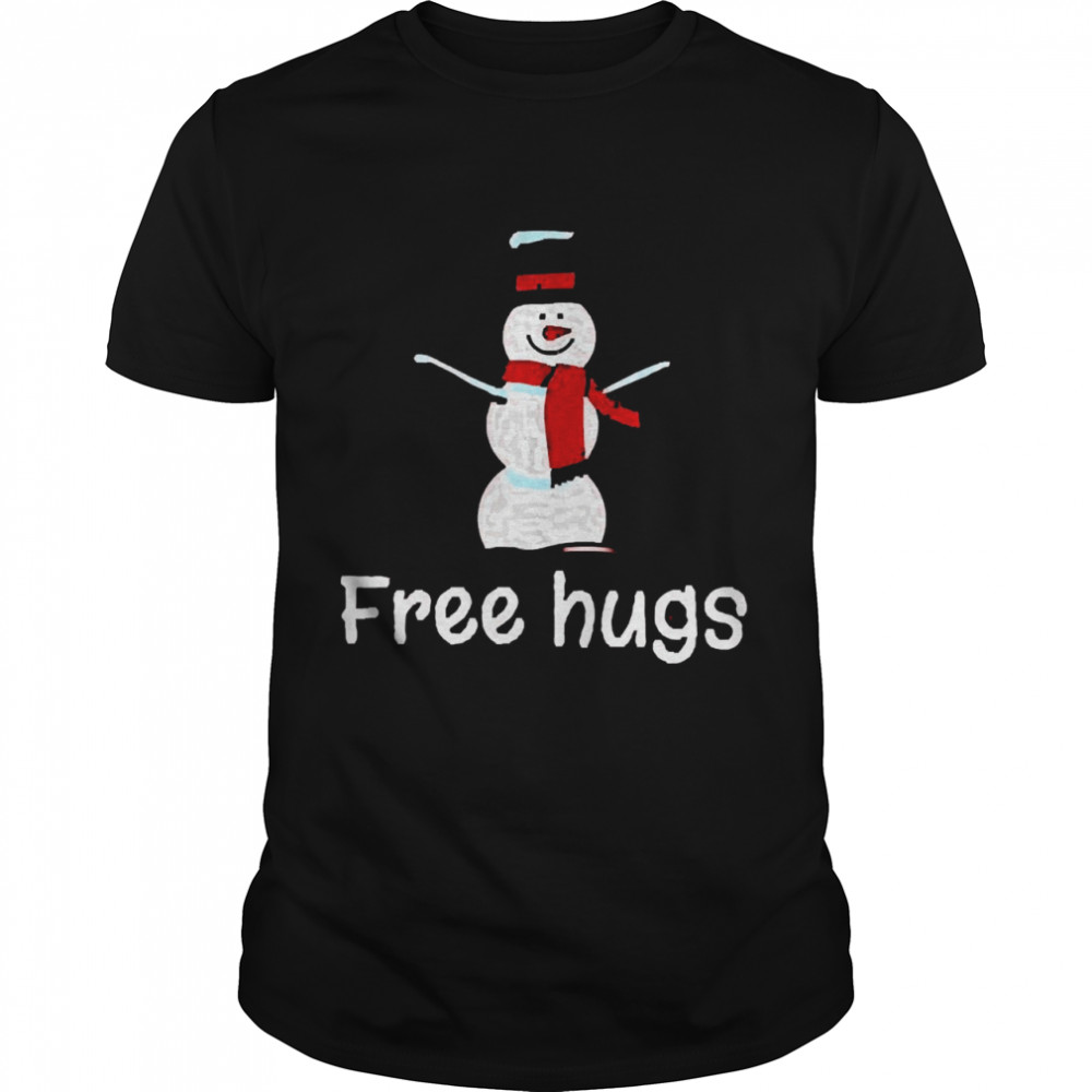 Free Hugs Snowman Short  Classic Men's T-shirt