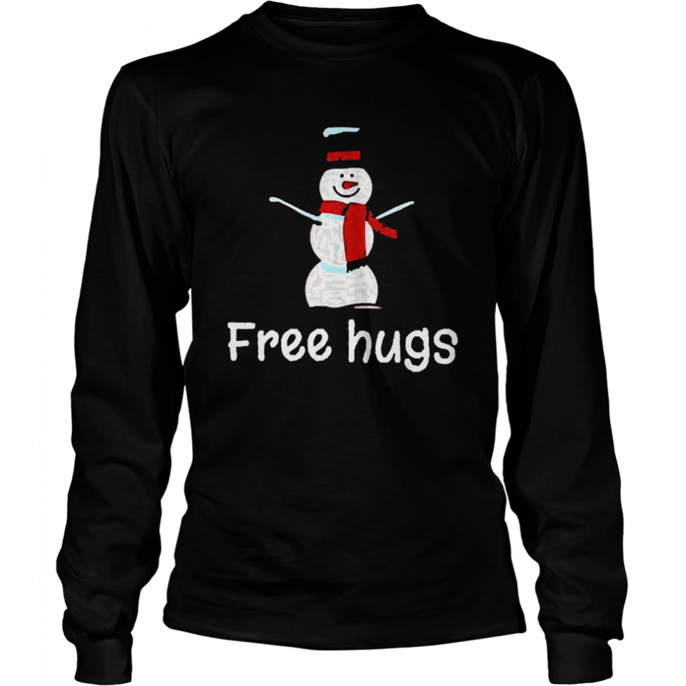 Free Hugs Snowman Short  Long Sleeved T-shirt
