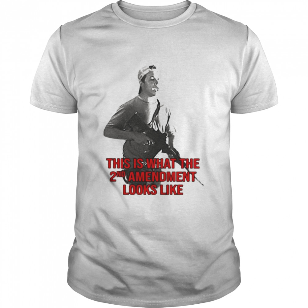 Kyle Rittenhouse this is what the 2nd amendment looks like shirt Classic Men's T-shirt