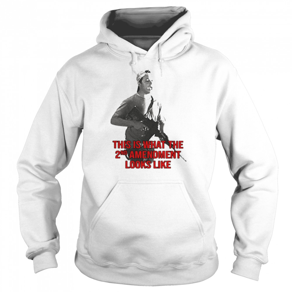 Kyle Rittenhouse this is what the 2nd amendment looks like shirt Unisex Hoodie