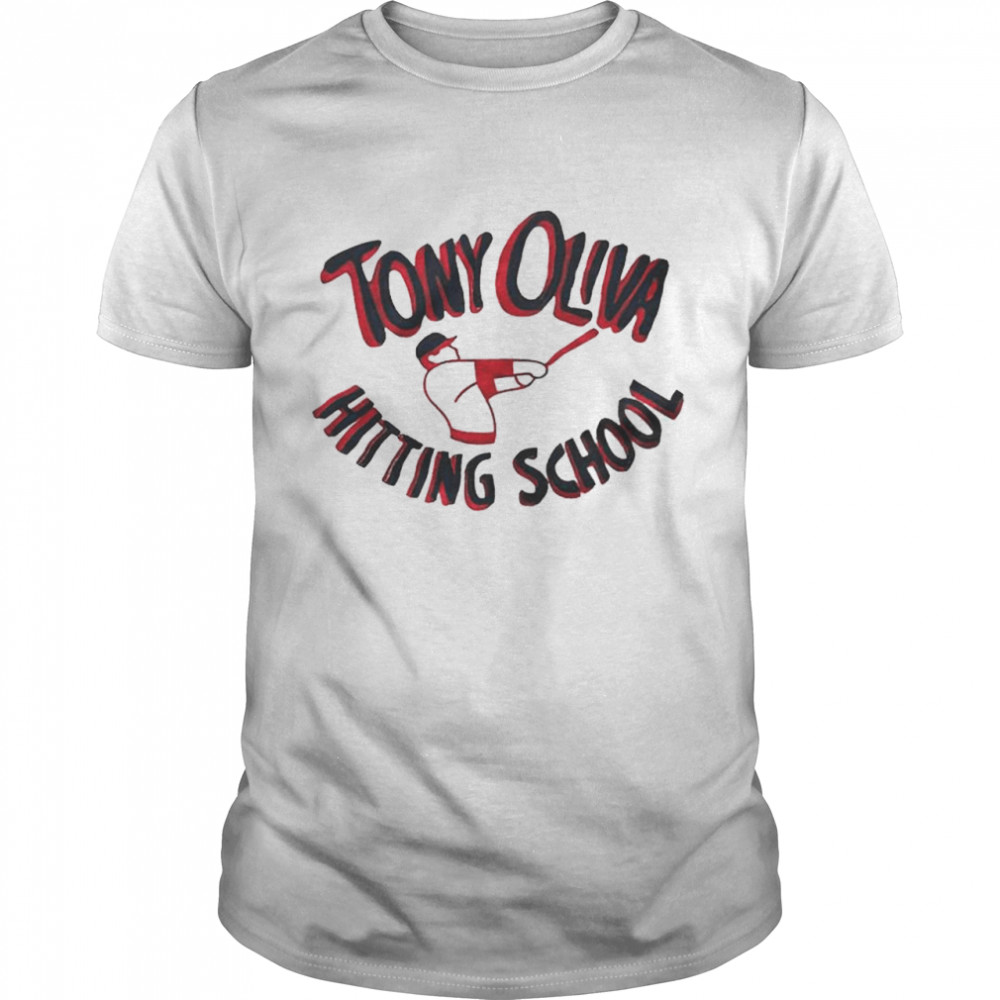 Tony Oliva Hitting school baseball shirt Classic Men's T-shirt