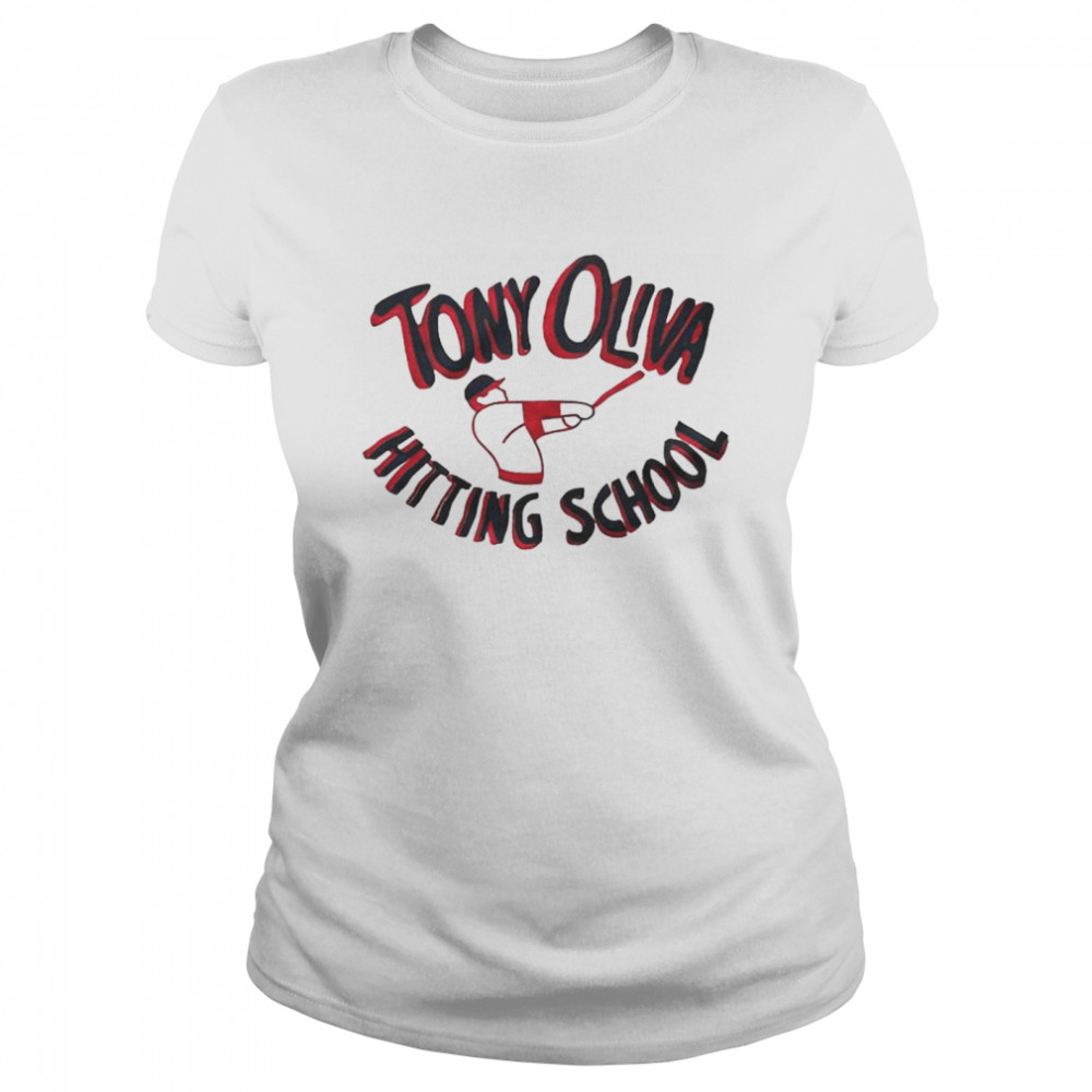 Tony Oliva Hitting school baseball shirt Classic Women's T-shirt