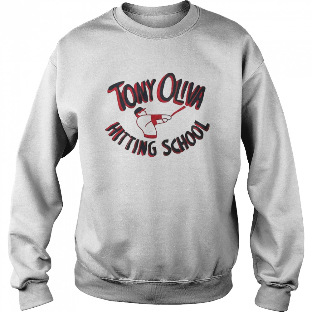 Tony Oliva Hitting school baseball shirt Unisex Sweatshirt