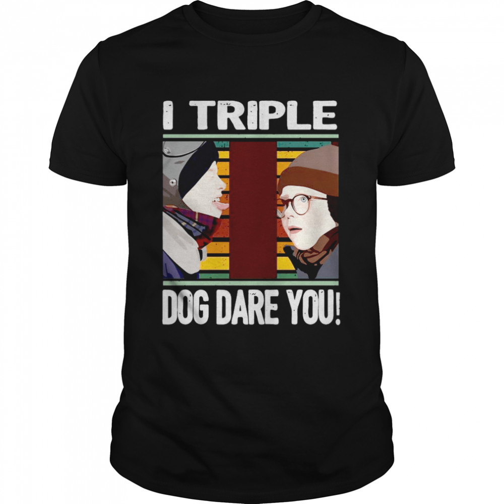 Triple Dog Dare Christmas Story  Classic Men's T-shirt