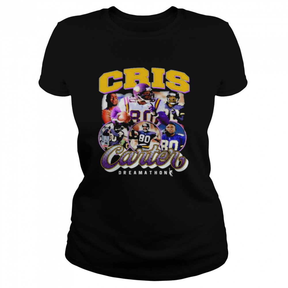 cris carter dreamathon justin jefferson dreamathon merch new shirt Classic Women's T-shirt
