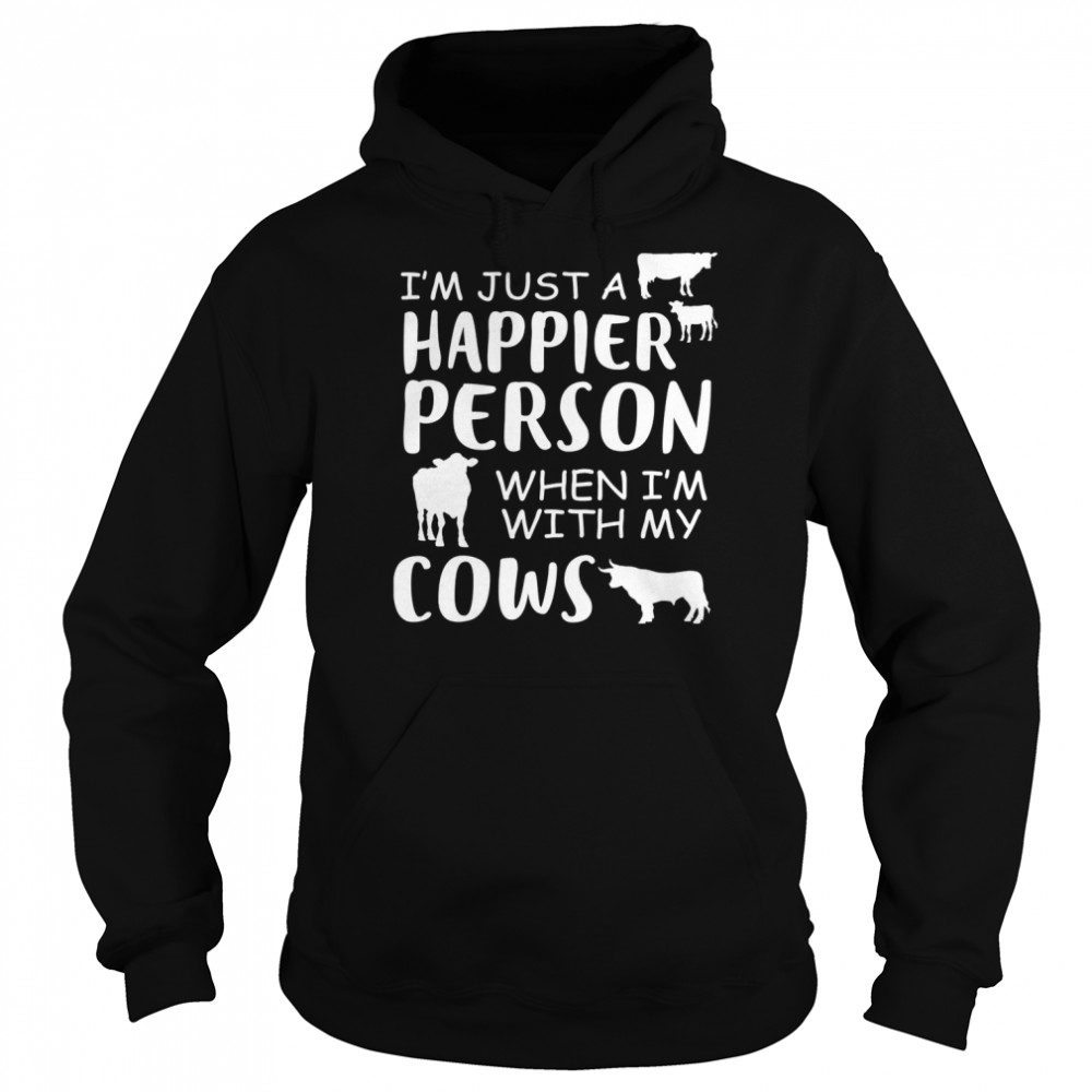 Happy With Cows  Unisex Hoodie