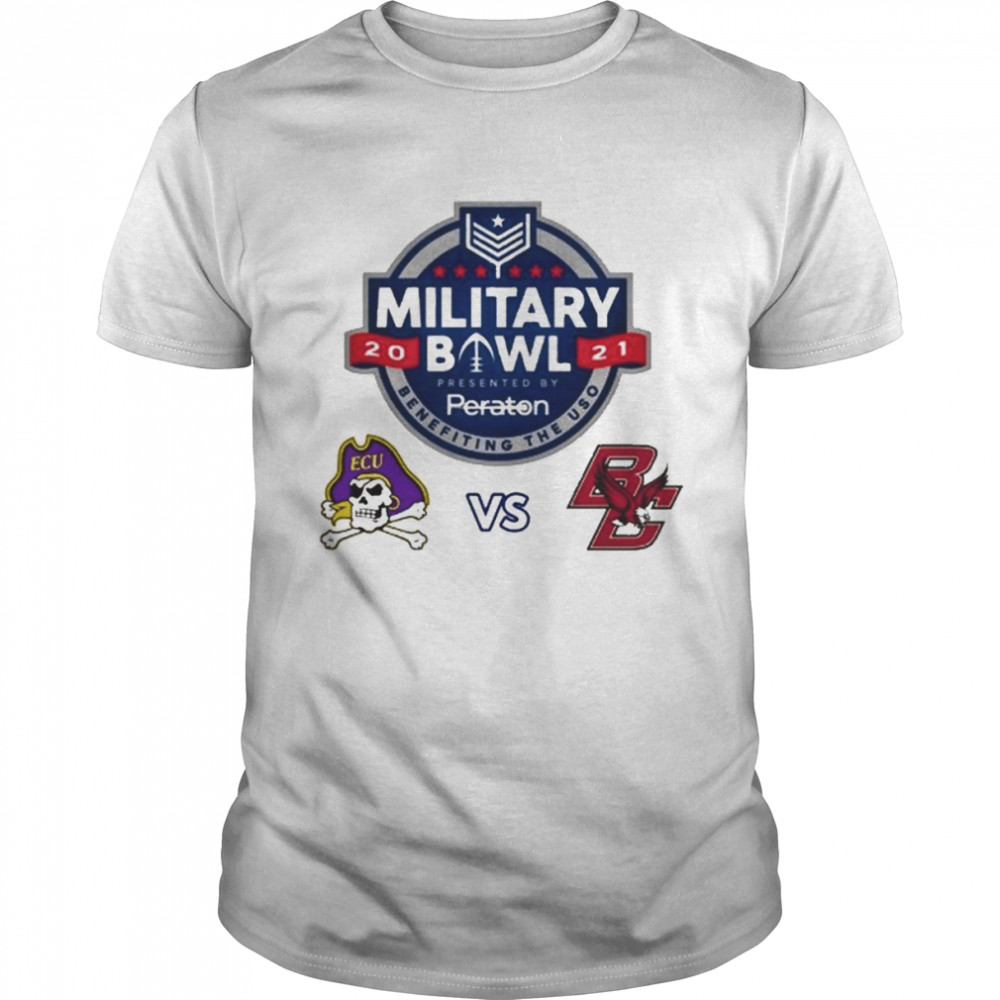 East Carolina Pirates vs Boston College Eagles 2021 Military Bowl Fleece  Classic Men's T-shirt