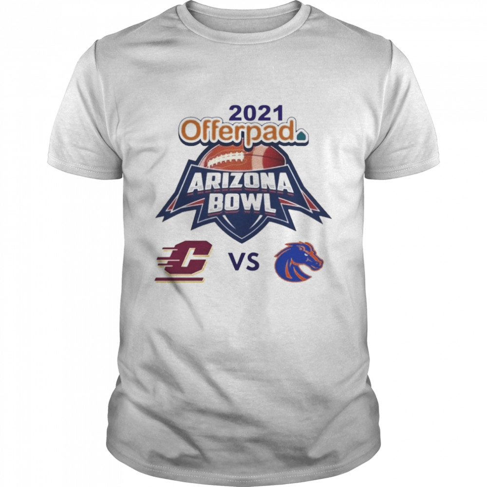 Michigan Chippewas vs Boise State Broncos 2021 Offerpad Arizona Bowl  Classic Men's T-shirt