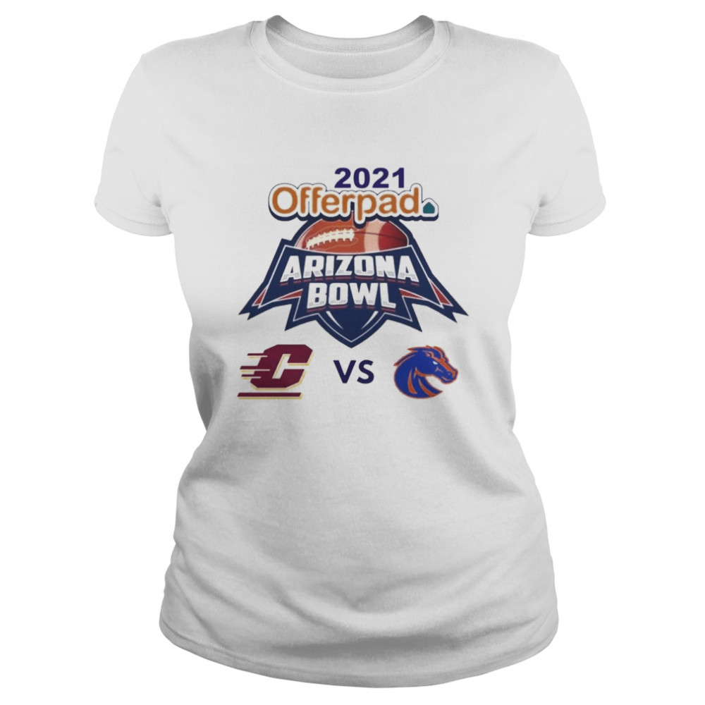 Michigan Chippewas vs Boise State Broncos 2021 Offerpad Arizona Bowl  Classic Women's T-shirt