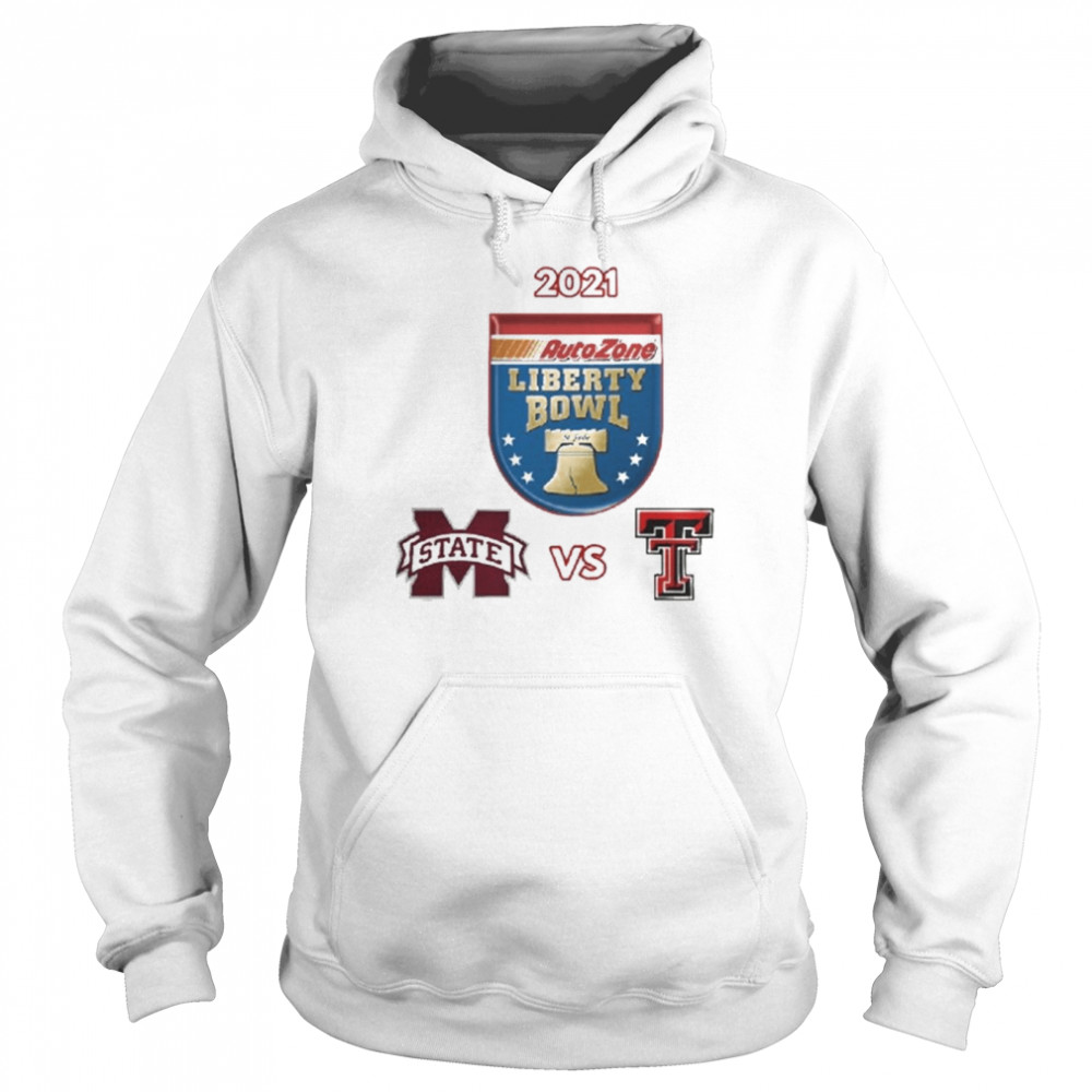Mississippi State Bulldogs vs Texas Tech Red Raiders 2021 Liberty Bowl  Unisex Hoodie