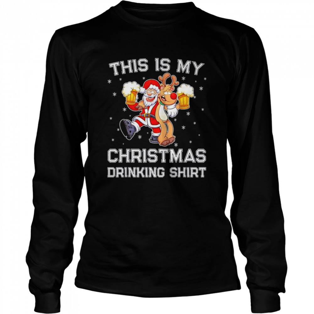 This Is My Christmas Drinking shirt Long Sleeved T-shirt
