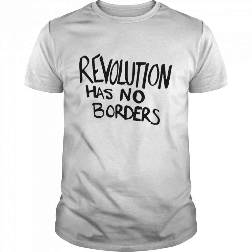 Emily Ratajkowski’s Revolution Tee Revolution Has No Borders  Classic Men's T-shirt