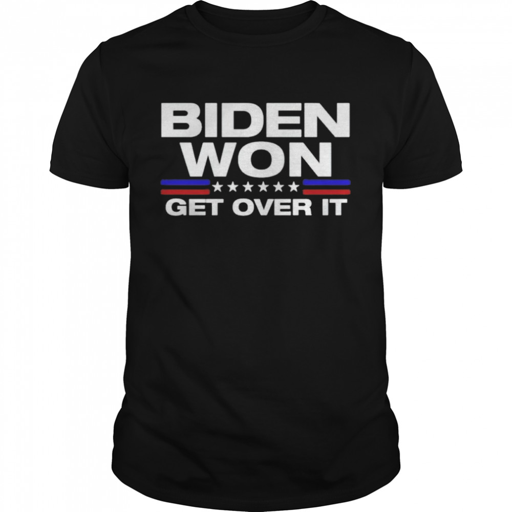 biden won get over it shirt Classic Men's T-shirt