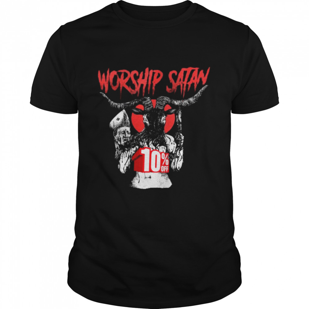 Worship Satan  Classic Men's T-shirt