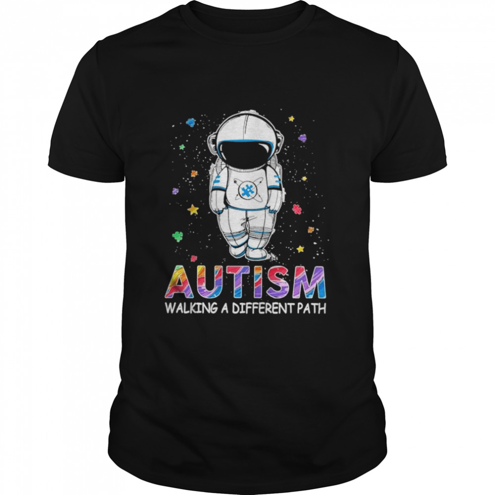 Autism walking a different path shirt Classic Men's T-shirt