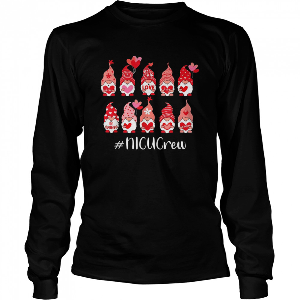 NICU Crew Valentine’s Day Matching  Long Sleeved T-shirt