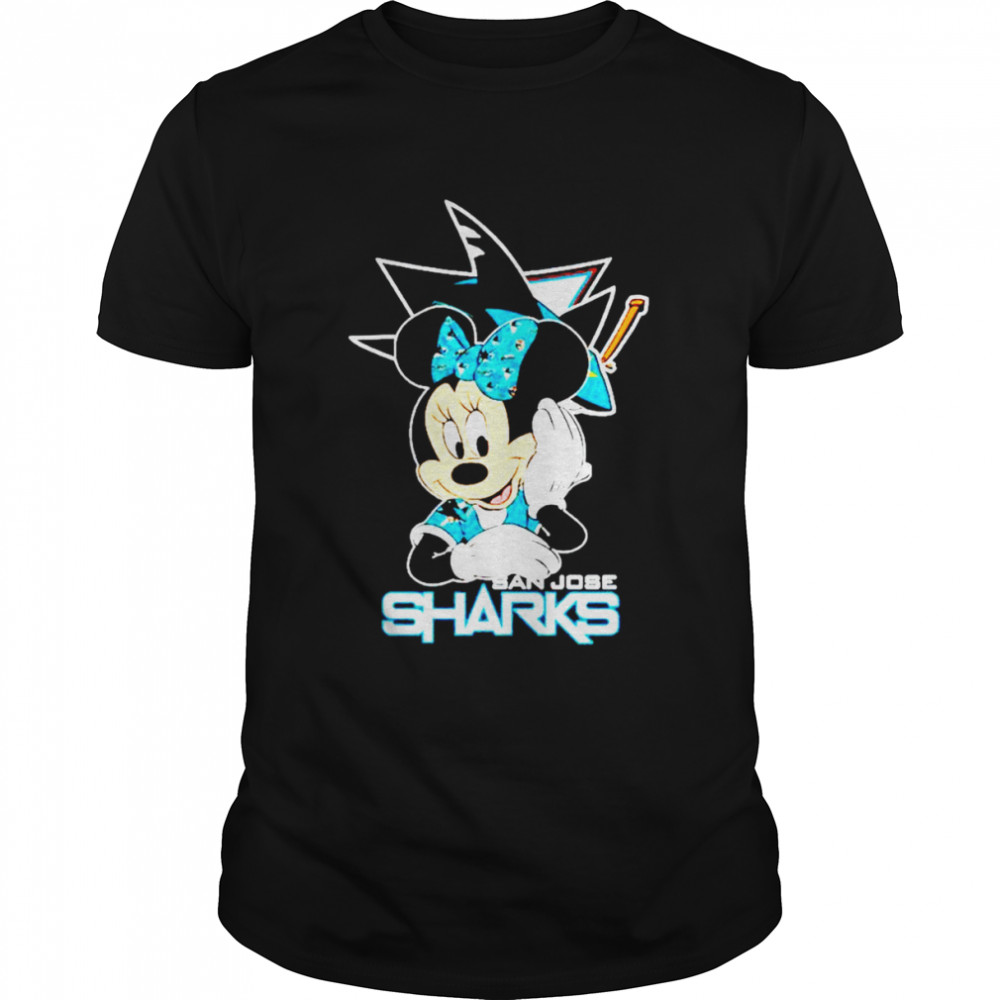 Mickey Mouse San Jose Sharks  Classic Men's T-shirt