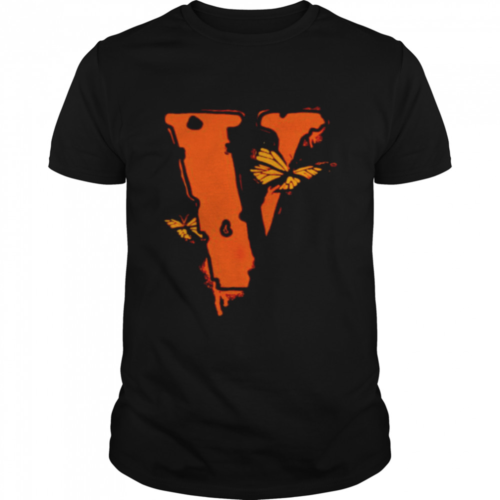 Vlone juice wrld butterfly shirt Classic Men's T-shirt
