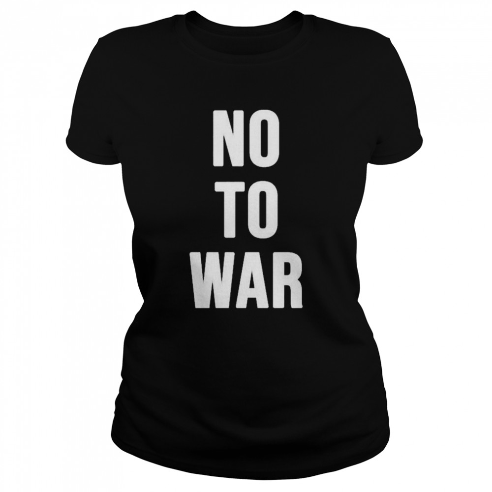 Ukraine No To War shirt Classic Women's T-shirt