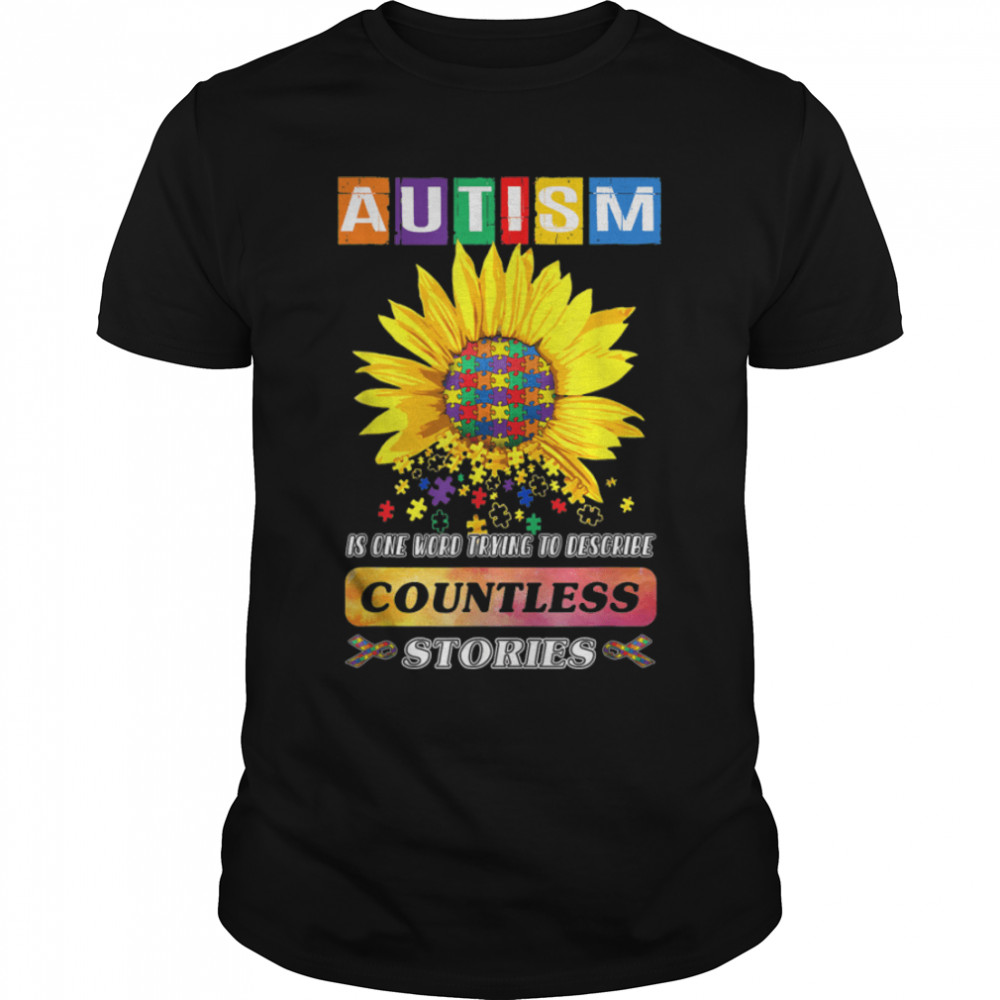 Choose Kind Autism Awareness Sunflower Mom Women Kids T-Shirt B09TPQT23R