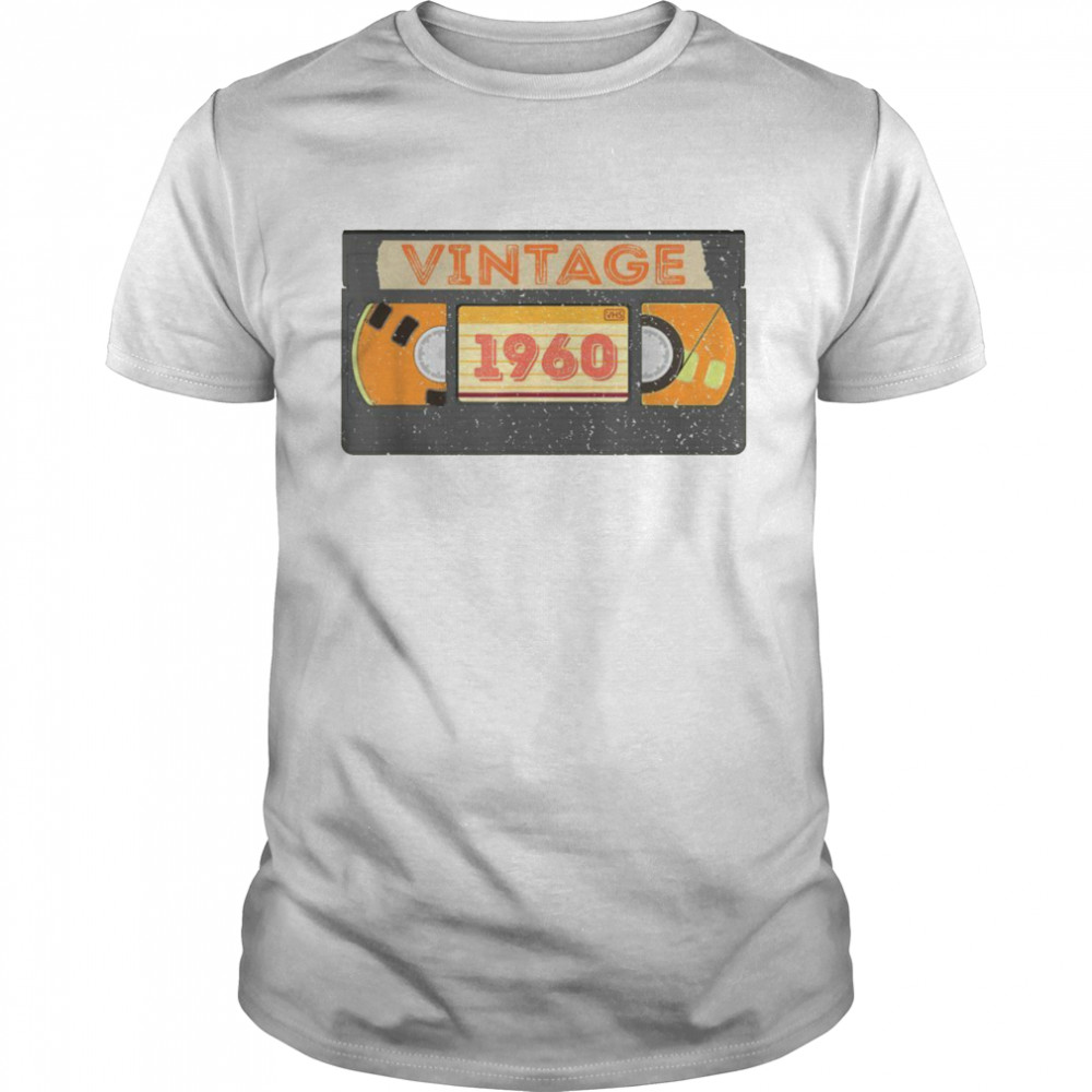Vintage 1960  Cassette 61st Birthday Bday Shirt