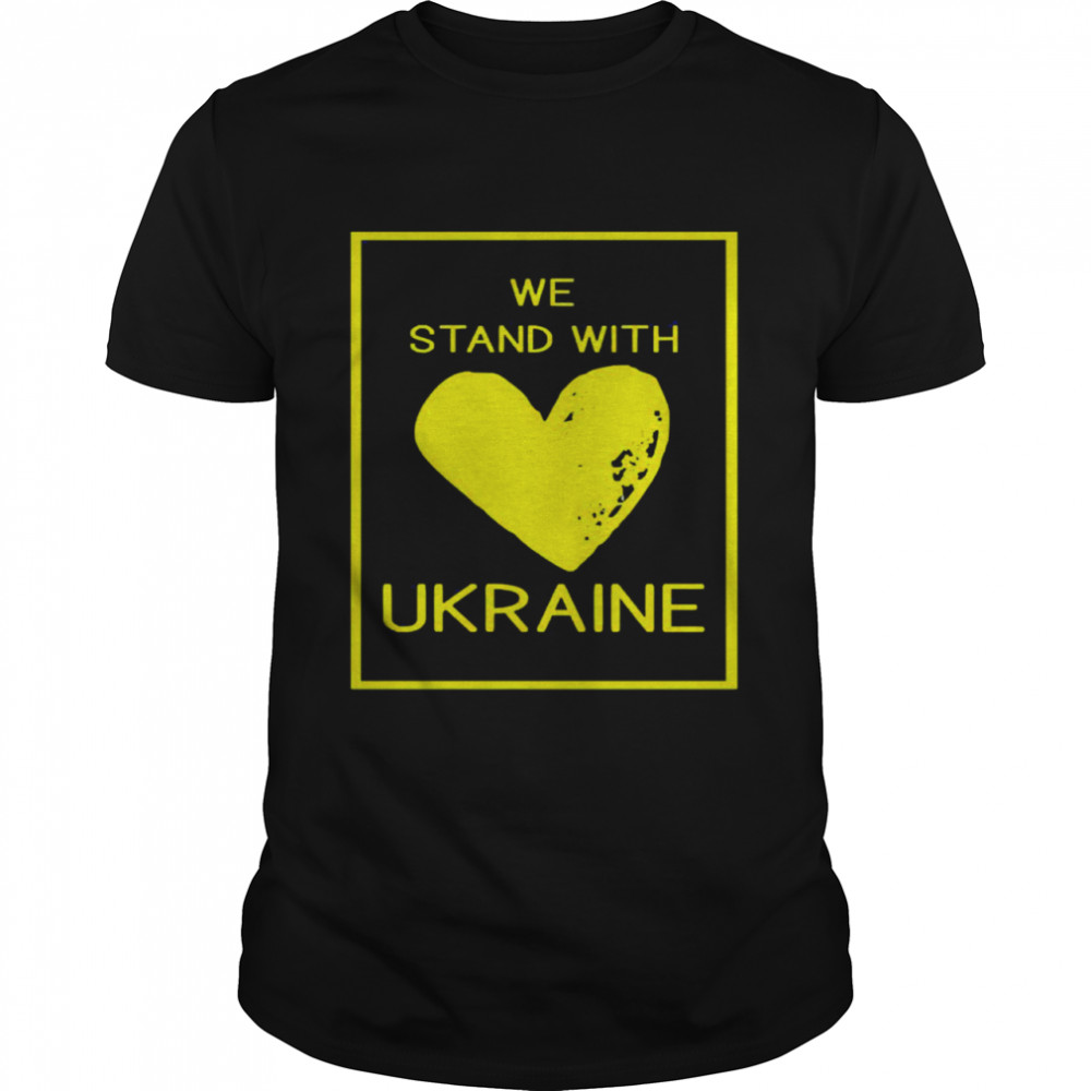 We Stand With Ukraine Pray For Flag Shirt