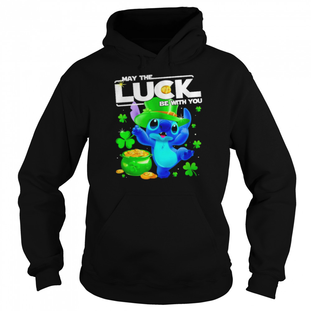 Stitch May The Luck Be With You  Unisex Hoodie