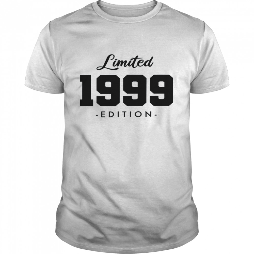 Gift for 22 Year Old 1999 Limited Edition 22nd Birthday  Classic Men's T-shirt