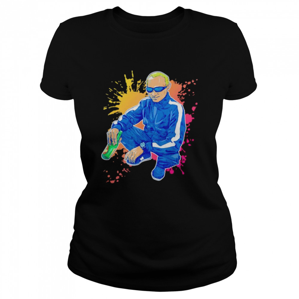 Putin doing the Russian squat shirt Classic Women's T-shirt