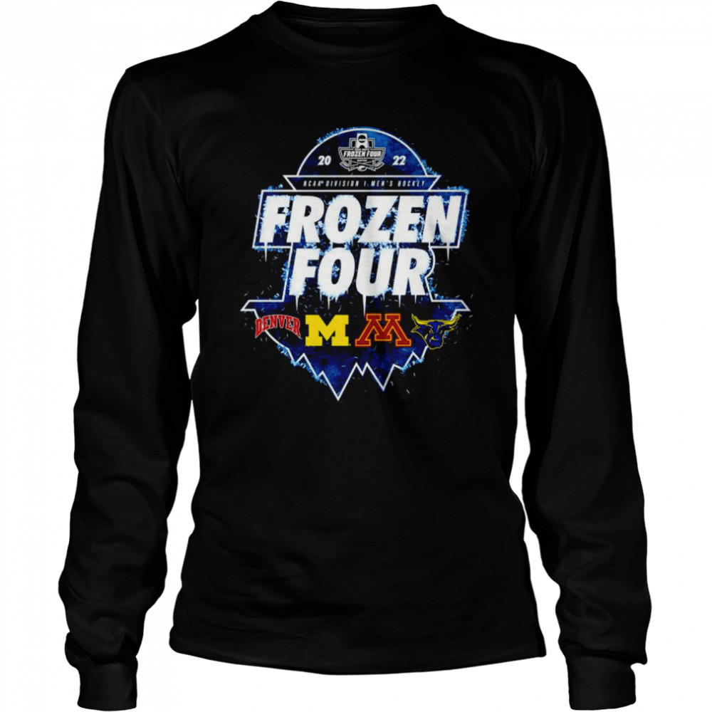 2022 NCAA Men’s Hockey Tournament Frozen Four T-shirt Long Sleeved T-shirt
