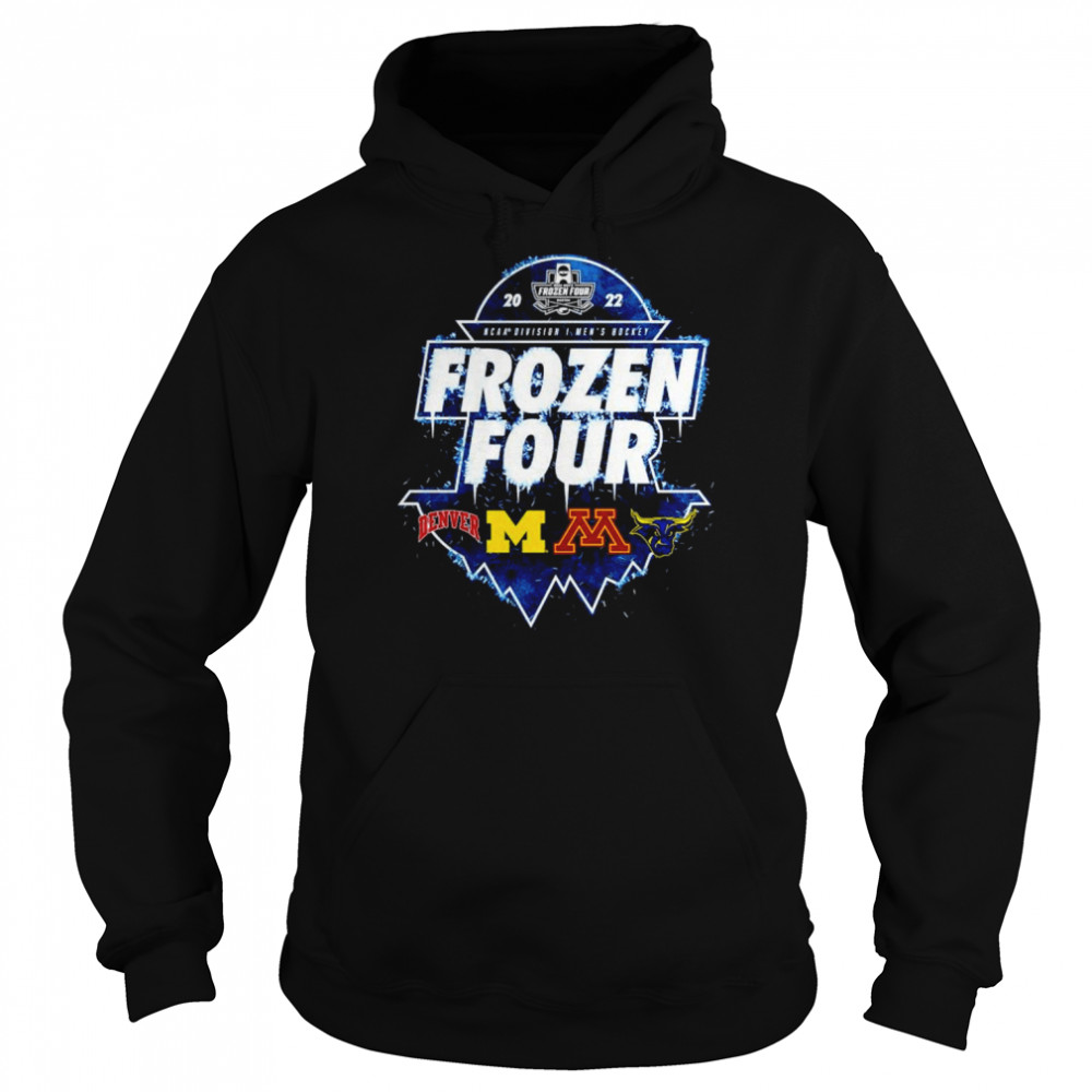 2022 NCAA Men’s Hockey Tournament Frozen Four T-shirt Unisex Hoodie