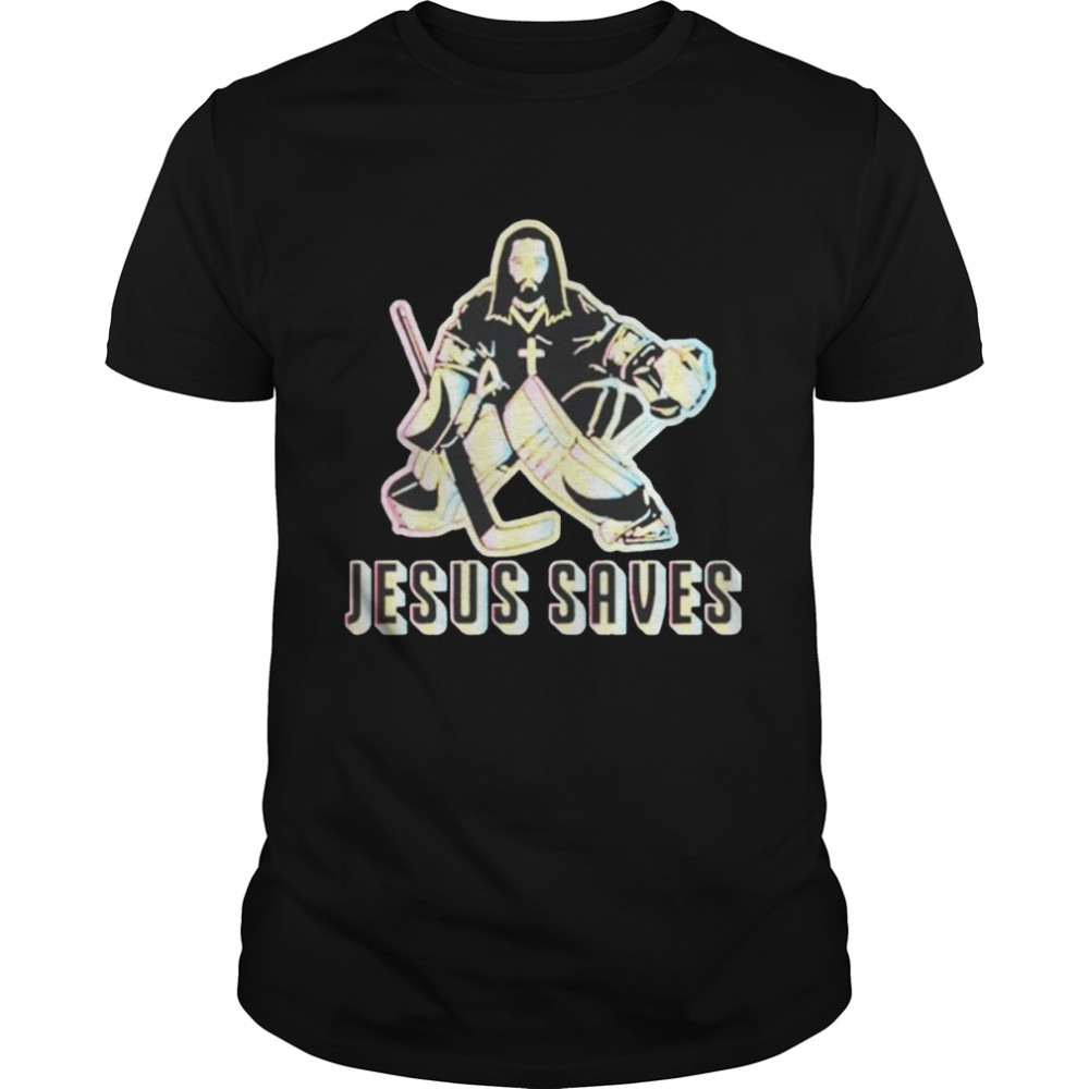 Jesus Saves Hockey T-shirt